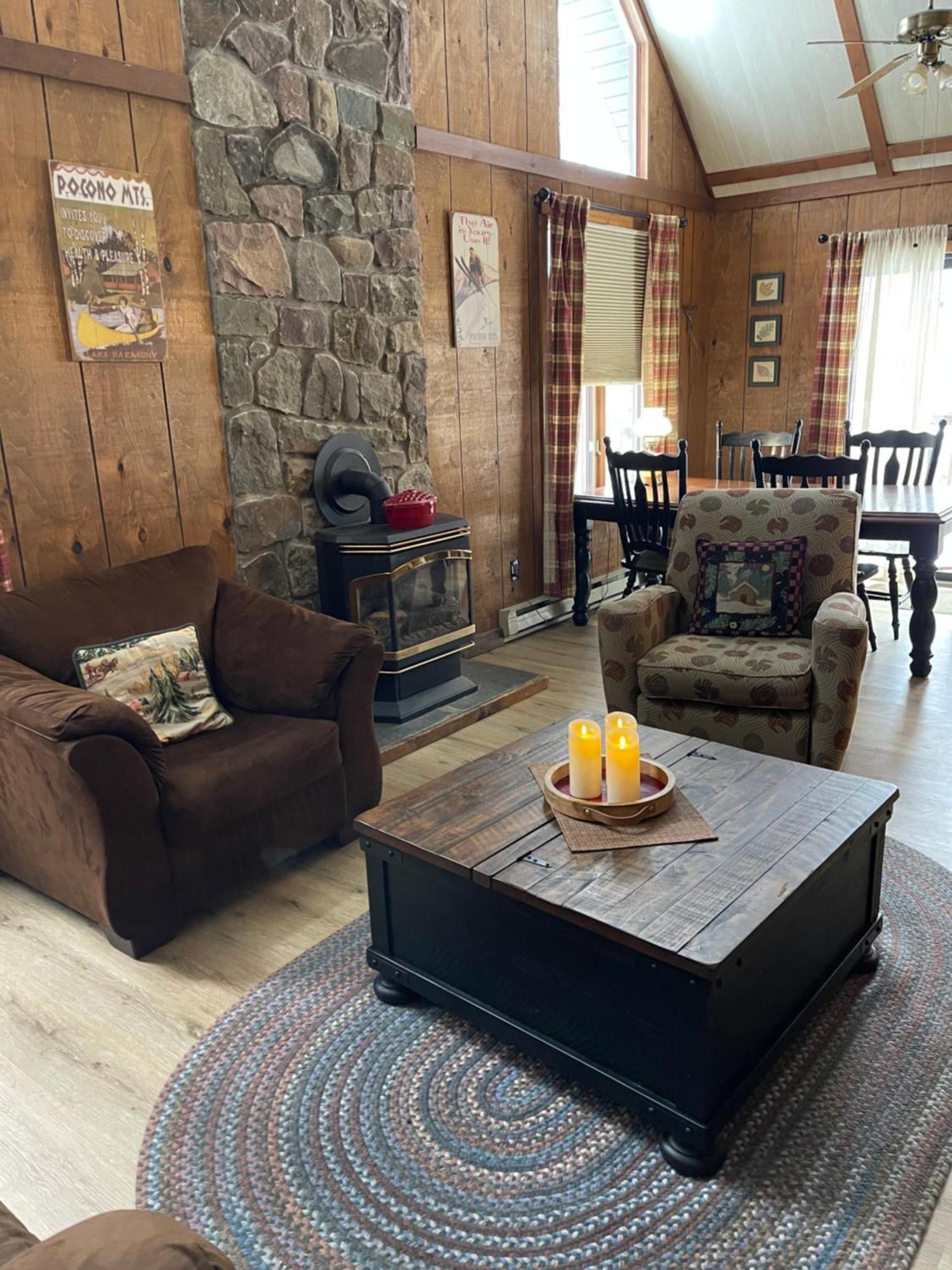 Pocono Mountain View Lake House In Lake Harmony Bagian luar foto