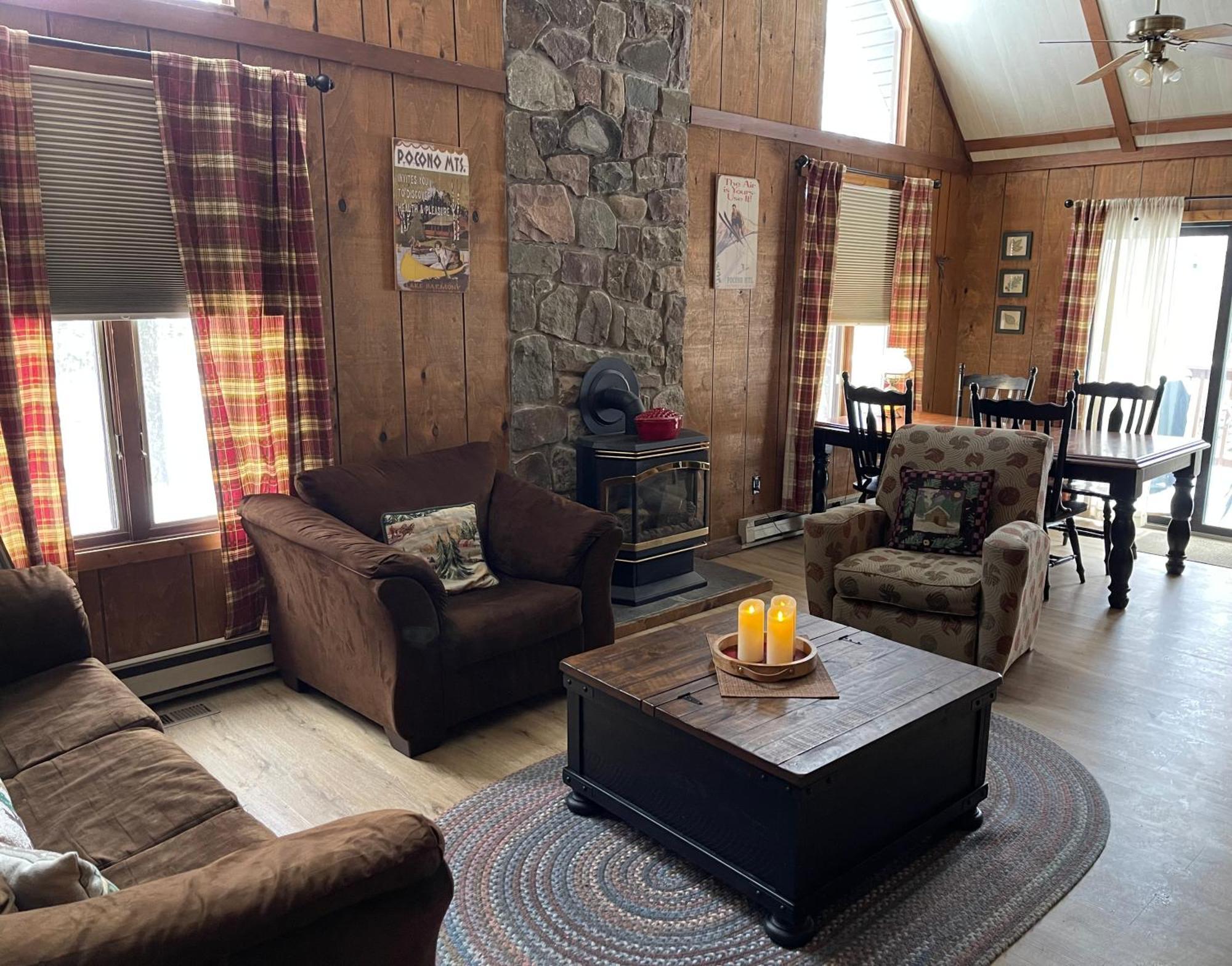 Pocono Mountain View Lake House In Lake Harmony Bagian luar foto